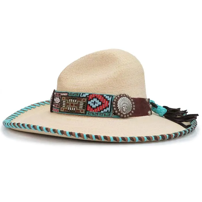 Palm Leaf Cowboy Straw Hat