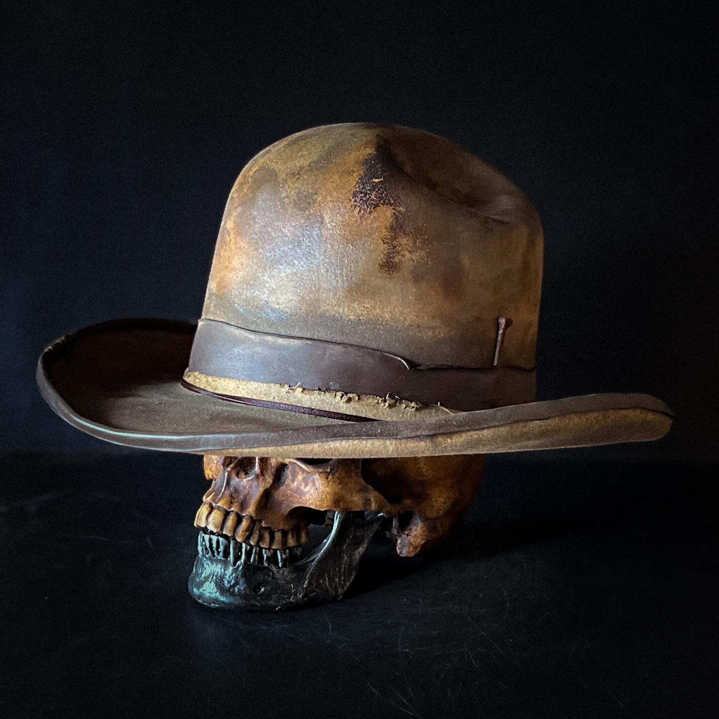 Tobacco Chewing Bad Man Old-World Charm Chapeau Hat