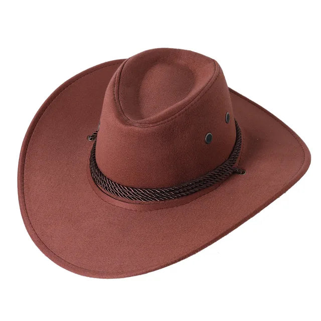 Vintage Western Suede Cowboy Hat