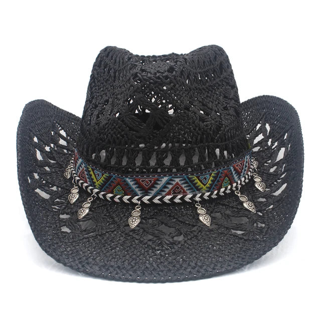 Effortlessly Chic Straw Cowboy Hat