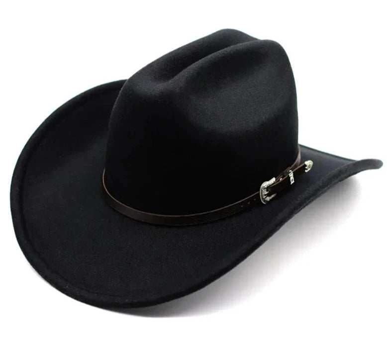 Vintage Shapeable Wide Brim Cowboy Hat