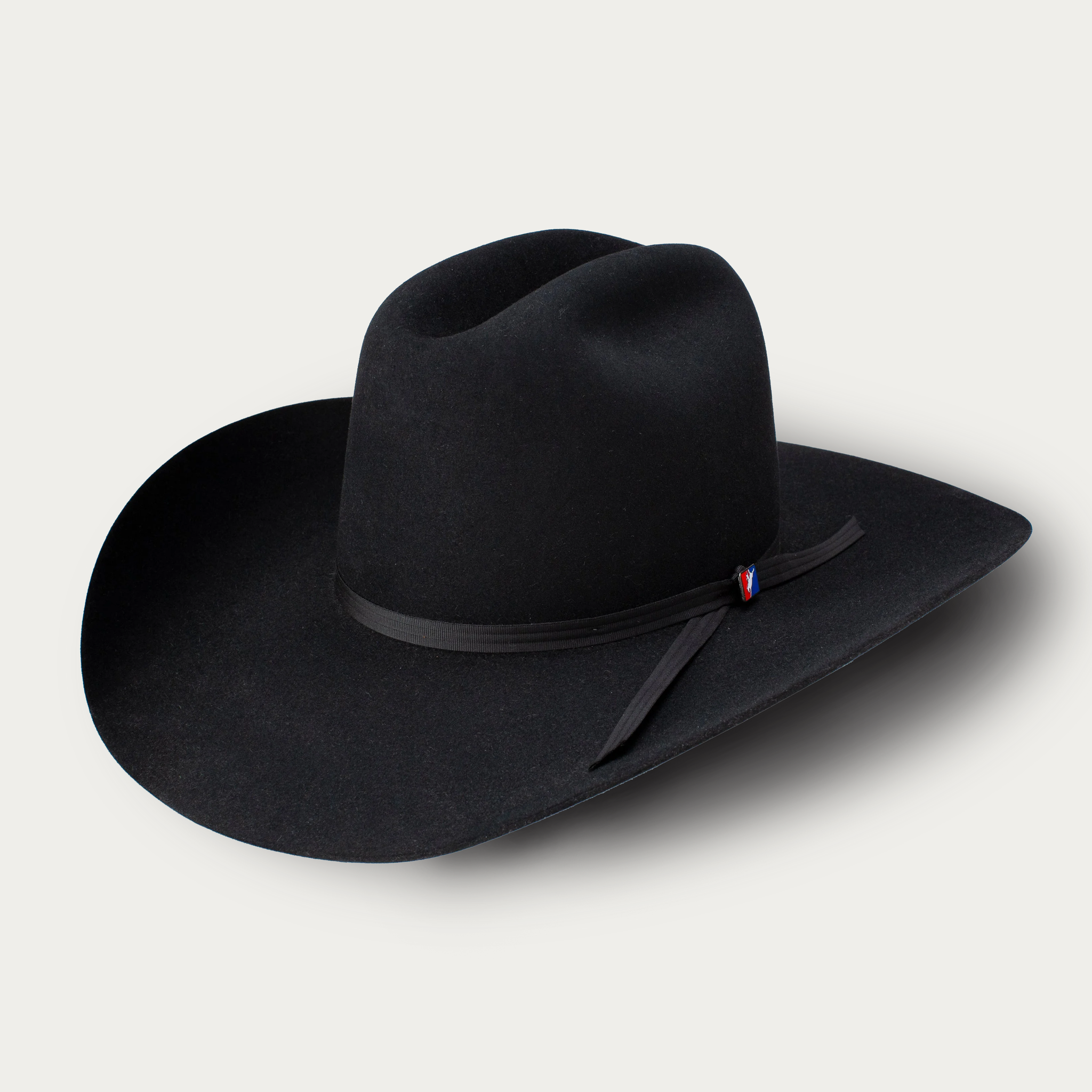 100X Premier Iconic Black Felt Cowboy Hat