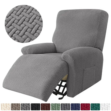 Washable Rhombic Recliner Slipcover Stretch Sofa Cover